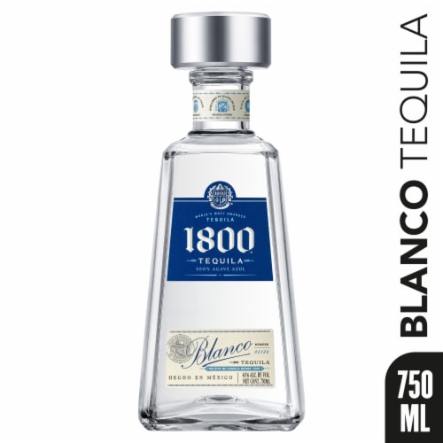 1800 Silver Tequila Perspective: front