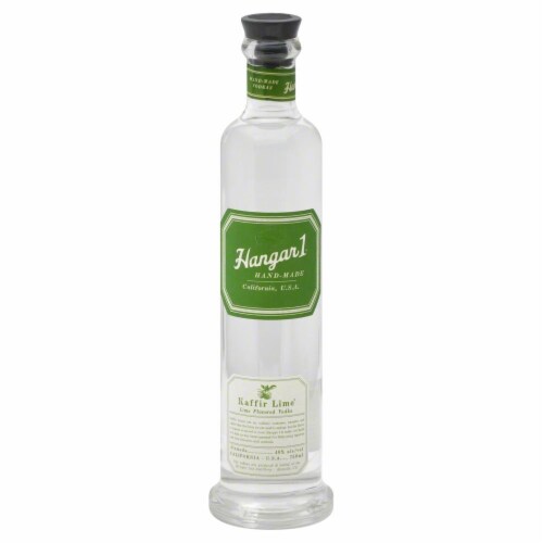 Hangar 1 Kaffir Lime Vodka Perspective: front