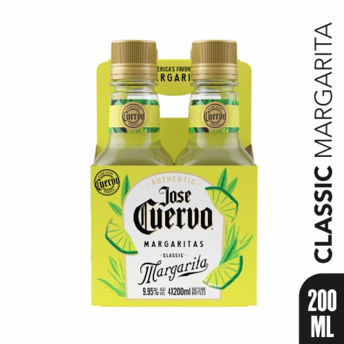 Jose Cuervo Classic Authentic Margarita Ready to Drink Cocktail, 4 ...