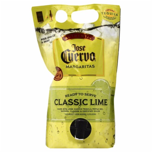 Jose Cuervo Classic Lime Margarita Perspective: front