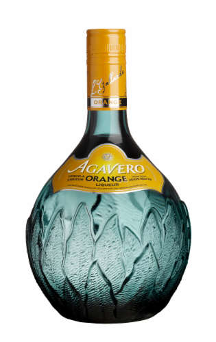 Agavero Orange Tequila Liqueur Perspective: front