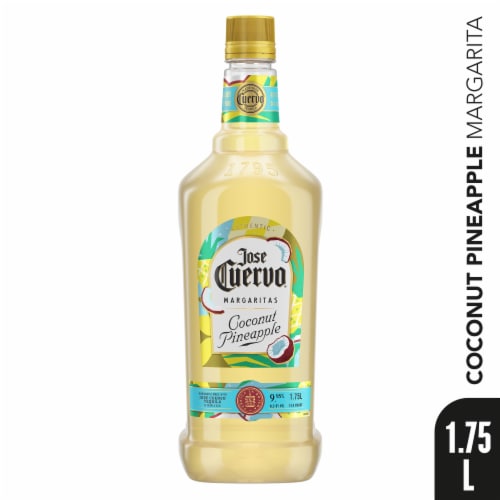 Jose Cuervo Authentic Margarita Coconut Pineapple Prepared Cocktails Ready To Serve Perspective: front
