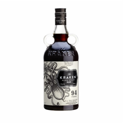 Kraken® Black Spiced Dark Rum Perspective: front