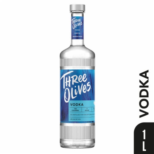 Three Olives Vodka Perspective: front