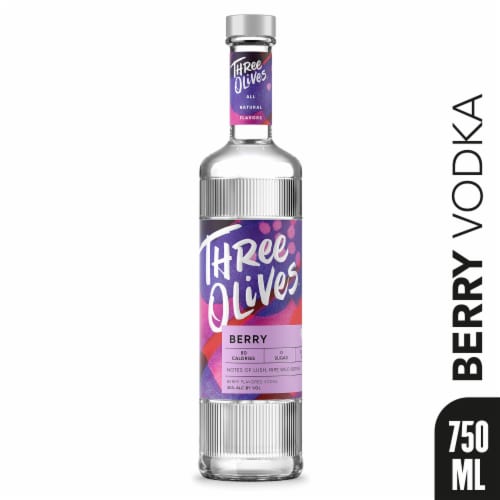 Three Olives® Vodka Berry Perspective: front