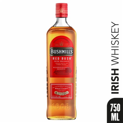 Bushmills® Red Bush® Irish Whiskey Perspective: front