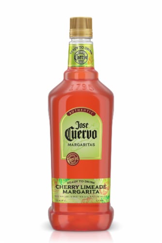 Jose Cuervo Cherry Limeade Authentic Margarita Ready to Drink Cocktail Perspective: front