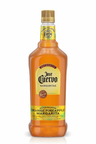 Jose Cuervo Orange Pineapple Authentic Margarita Ready to Drink Cocktail Perspective: front