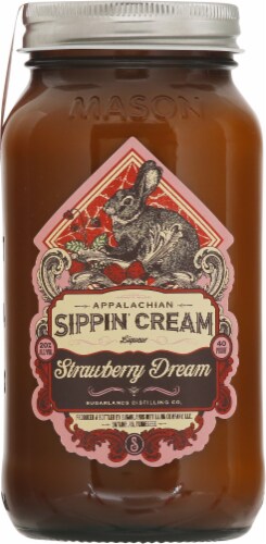 Sugarlands Appalachian Strawberry Cream Sippin' Cream Perspective: front