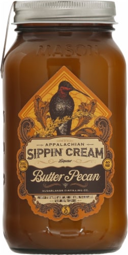 Sugarlands Distilling Co. Appalachian Sippin' Cream Butter Pecan Liqueur Perspective: front