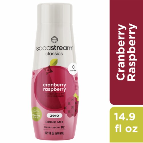 SodaStream® Cranberry Raspberry Zero Calorie Drink Mix Perspective: front