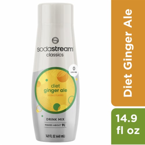 SodaStream® Diet Ginger Ale Sodamix Perspective: front