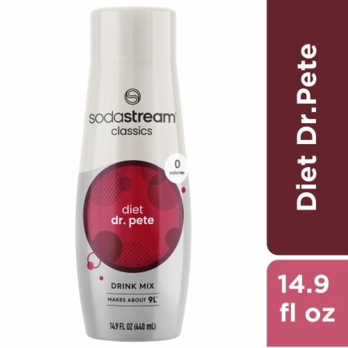 SodaStream® Diet Dr Pete Zero Calorie Drink Mix Perspective: front