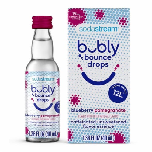 SodaStream® Blueberry Pomegranate Bubly Bounce™ Drops Perspective: front