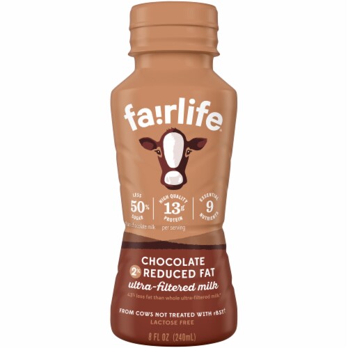 Fairlife 2% Lactose Free Chocolate Ultra-Filtered Milk Perspective: front