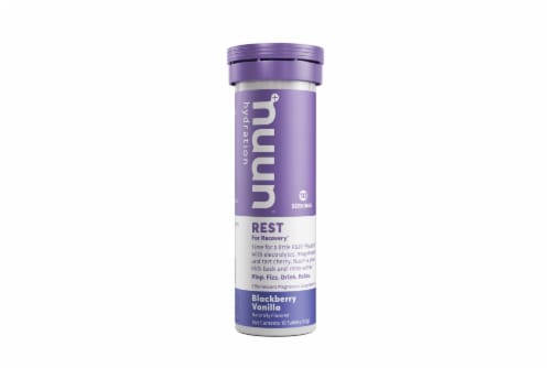 Nuun Rest Blackberry Vanilla Drink Tablets Perspective: front