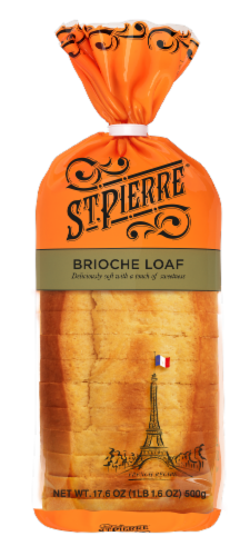 St Pierre® Sliced Brioche Loaf Perspective: front