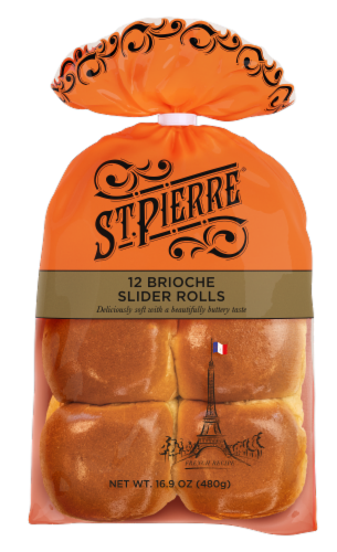 St Pierre® Brioche Slider Rolls Perspective: front