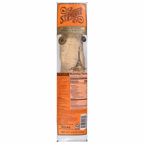 St. Pierre Bake At Home French Baguette Perspective: front