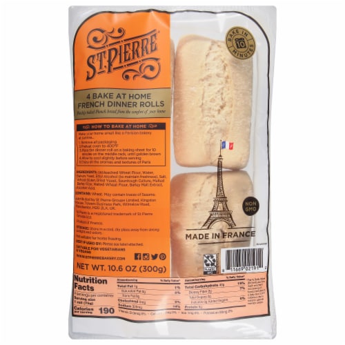 St Pierre® French Dinner Rolls Perspective: front
