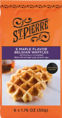 St Pierre® Maple Brioche Waffles Perspective: front