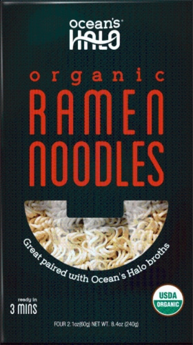 Ocean's Halo Organic Ramen Noodles Perspective: front