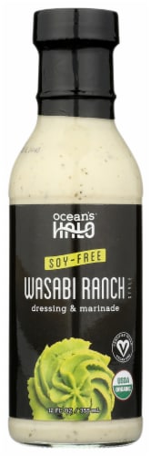 Ocean's Halo® Soy-Free Wasabi Ranch Salad Dressing Perspective: front
