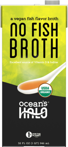 Ocean's Halo Vegan Fish Broth Perspective: front