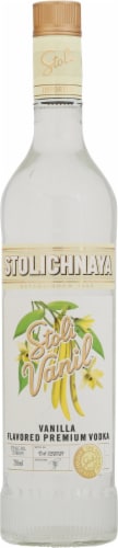 Stolichnaya Stoli Vanil Vanilla Flavored Premium Vodka Perspective: front