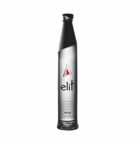 Stolichnaya Elit Vodka Perspective: front