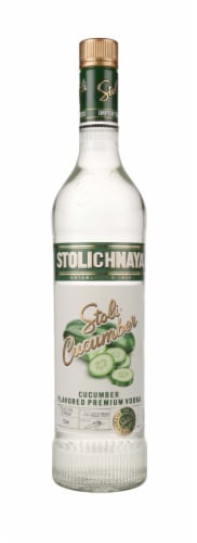 Stoli Cucumber Vodka Perspective: front