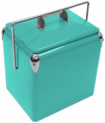 Creative Outdoor Retro Cooler - Teal Perspective: front