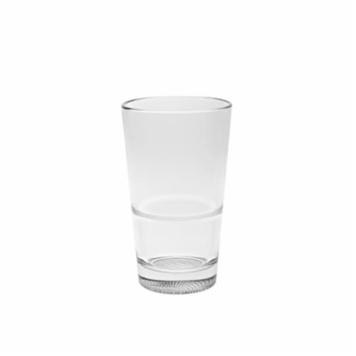 Majestic Gifts 14.2 oz Tumbler HB Stackable, Clear - Set of 6 Perspective: front