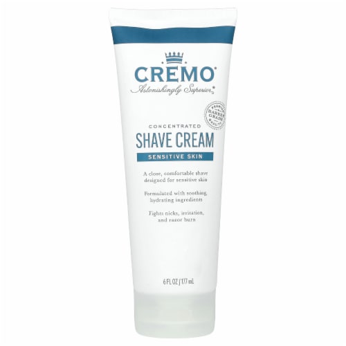 Cremo Shave Cream Sensitive Skin - 6 fl oz (177 ml) Perspective: front
