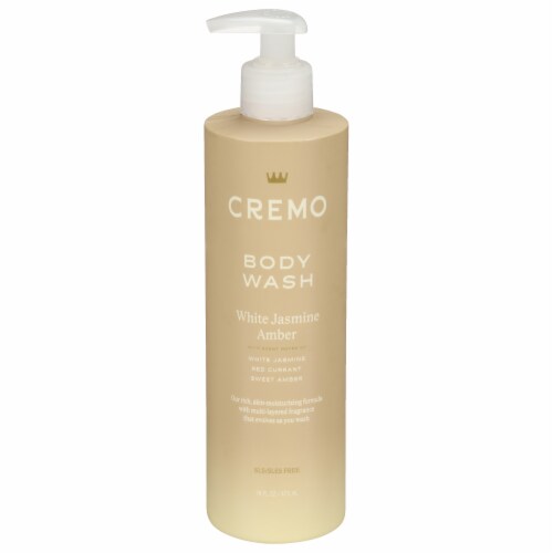 Cremo White Jasmine Amber Body Wash Perspective: front