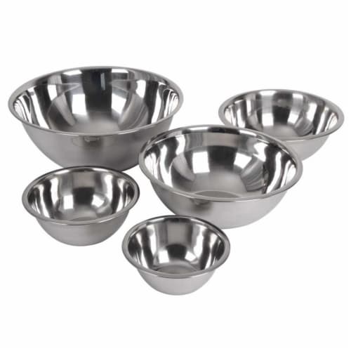 Lindys 5808 5 Piece Stainless Steel Bowl Set Perspective: front