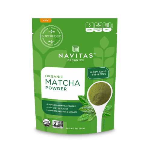 Navitas Organics Matcha Powder Perspective: front