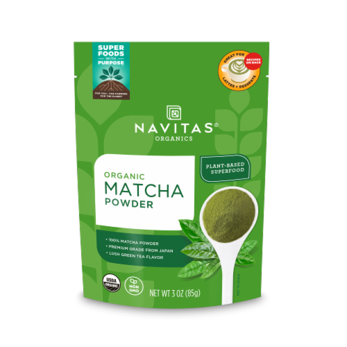Navitas Organics Matcha Powder Perspective: front