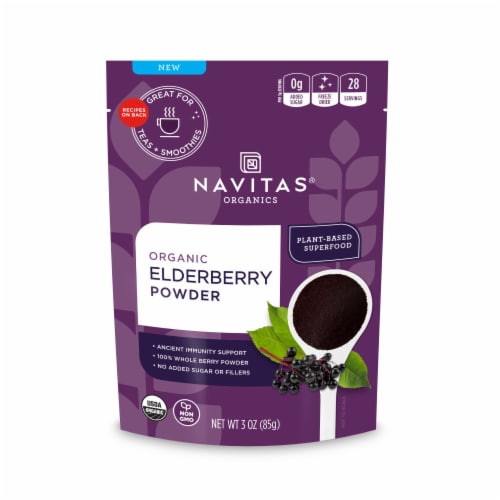 Navitas® Organics Elderberry Powder Perspective: front