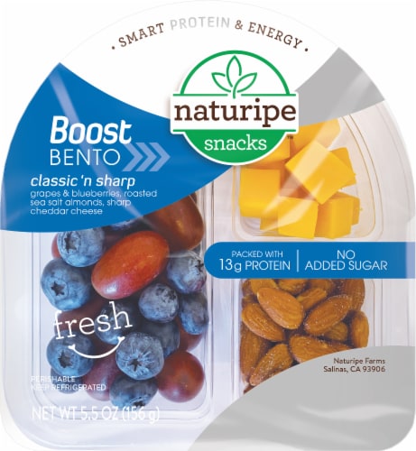 Naturipe Boost Bento Classic 'n Sharp Snack Box Perspective: front