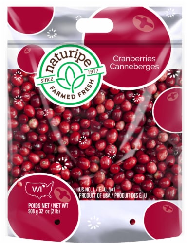 Naturipe Farned Fresh Cranberries Perspective: front