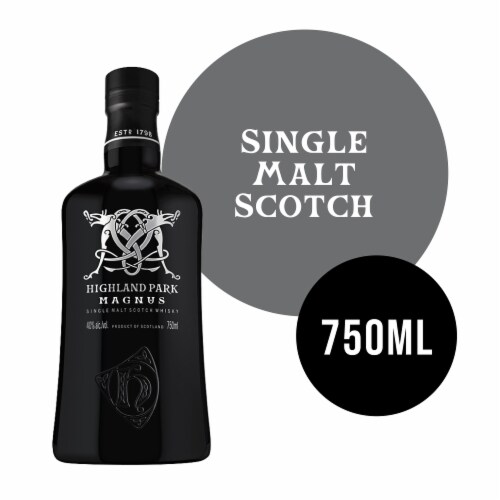 Highland Park Magnus Single Malt Scotch Whisky Perspective: front