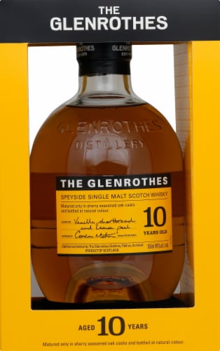 The Glenrothes 10 Year Speyside Single Malt Scotch Whisky Perspective: front