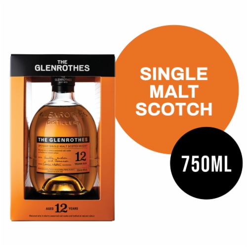 The Glenrothes 12 Year Speyside Single Malt Scotch Whisky Perspective: front