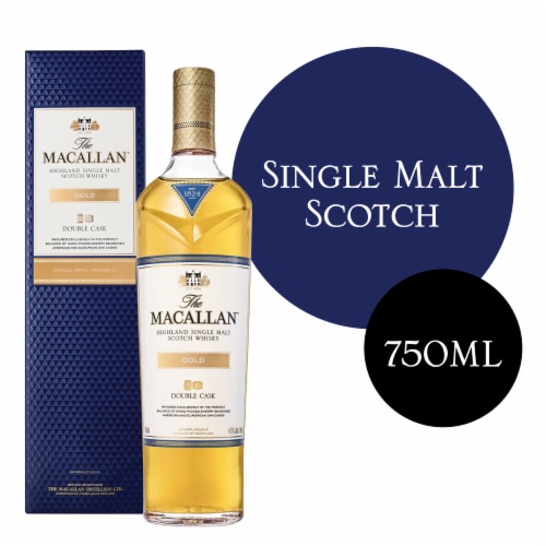 Macallan Gold Highland Single Malt Scotch Whisky Perspective: front