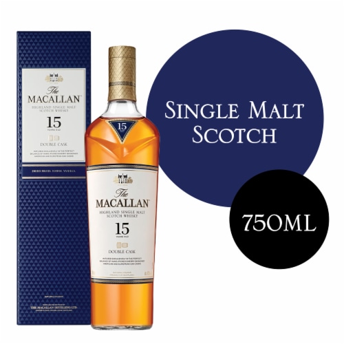 Macallan Double Cask Highland Single Malt Scotch Whisky Perspective: front