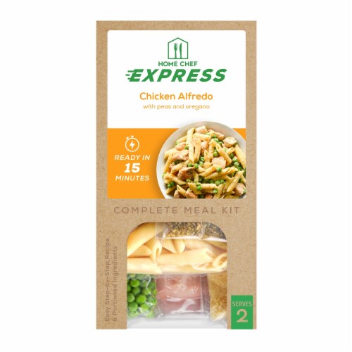 Home Chef Express Meal Kit Chicken Alfredo Perspective: front
