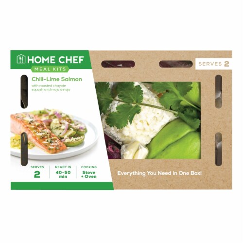 Home Chef Meal Kits Chili Lime Salmon Perspective: front