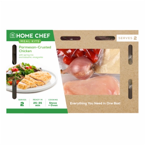 Home Chef Meal Kit Parmesan-Crusted Chicken Perspective: front