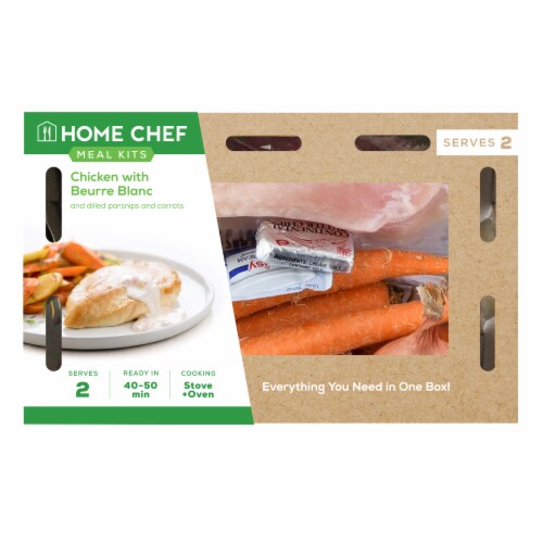 Home Chef Meal Kit Chicken with Beurre Blanc Perspective: front